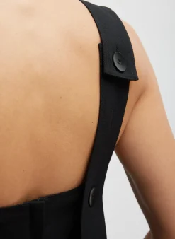 Linen Cotton Voile Sculpted Dress