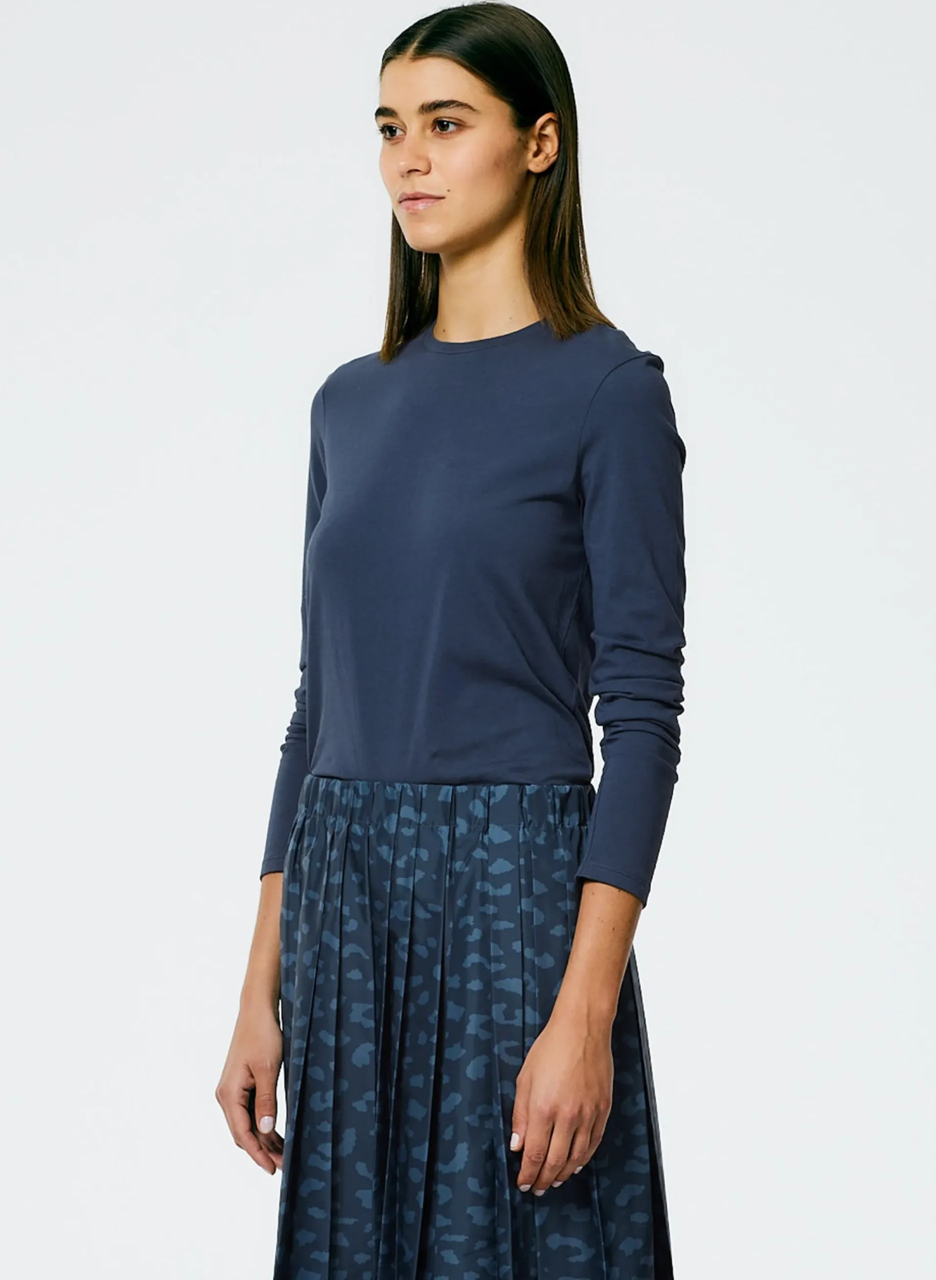 Long Sleeve Fitted T-Shirt