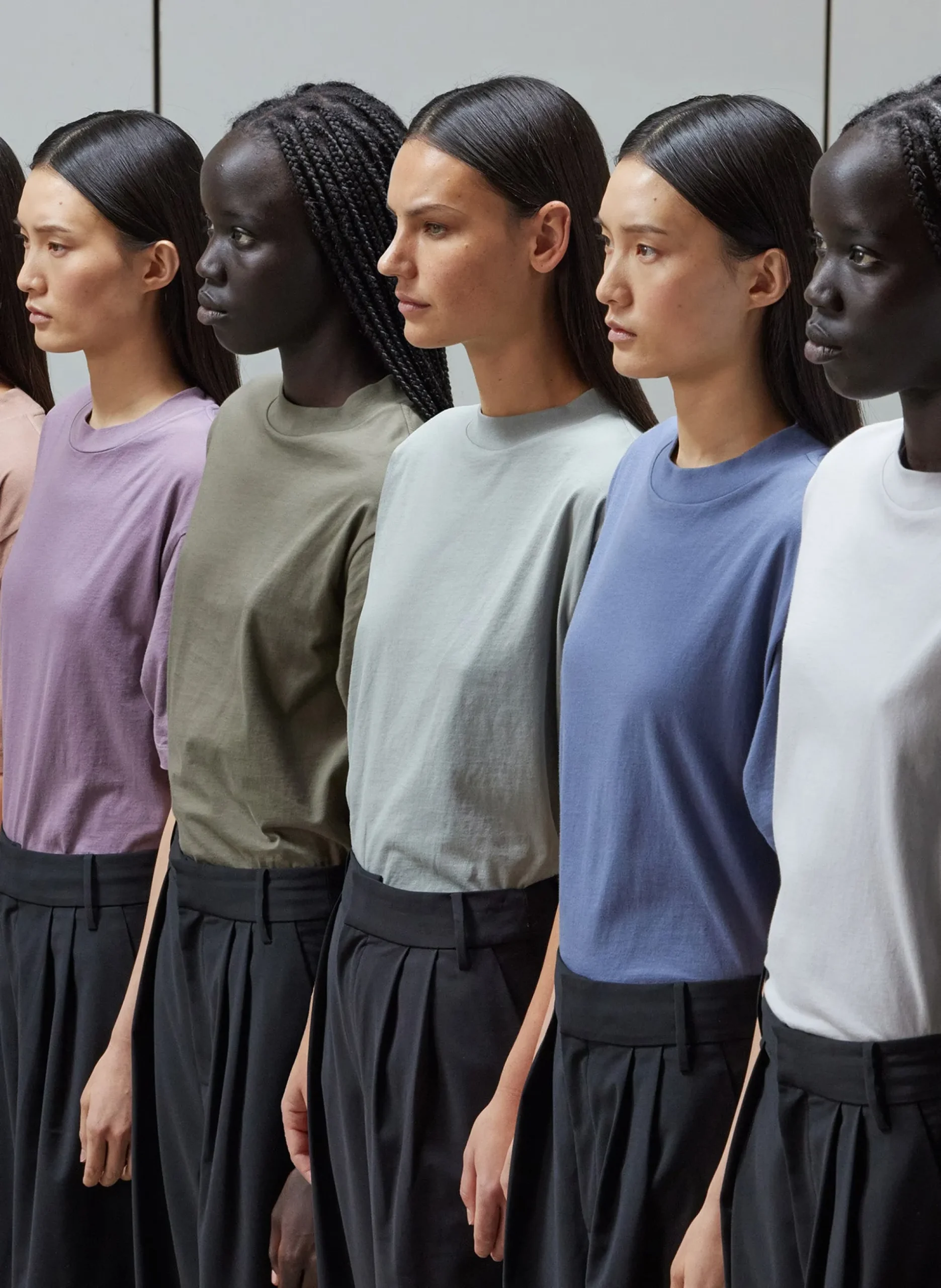 Mock Neck Unisex T-Shirt