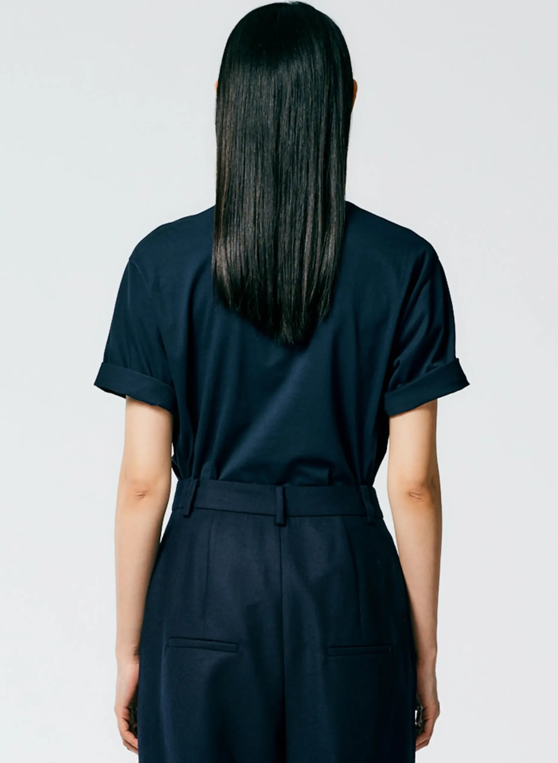 Mock Neck Unisex T-Shirt