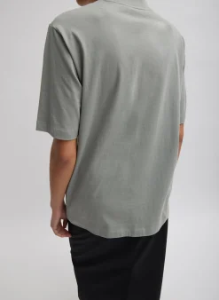 Mock Neck Unisex T-Shirt