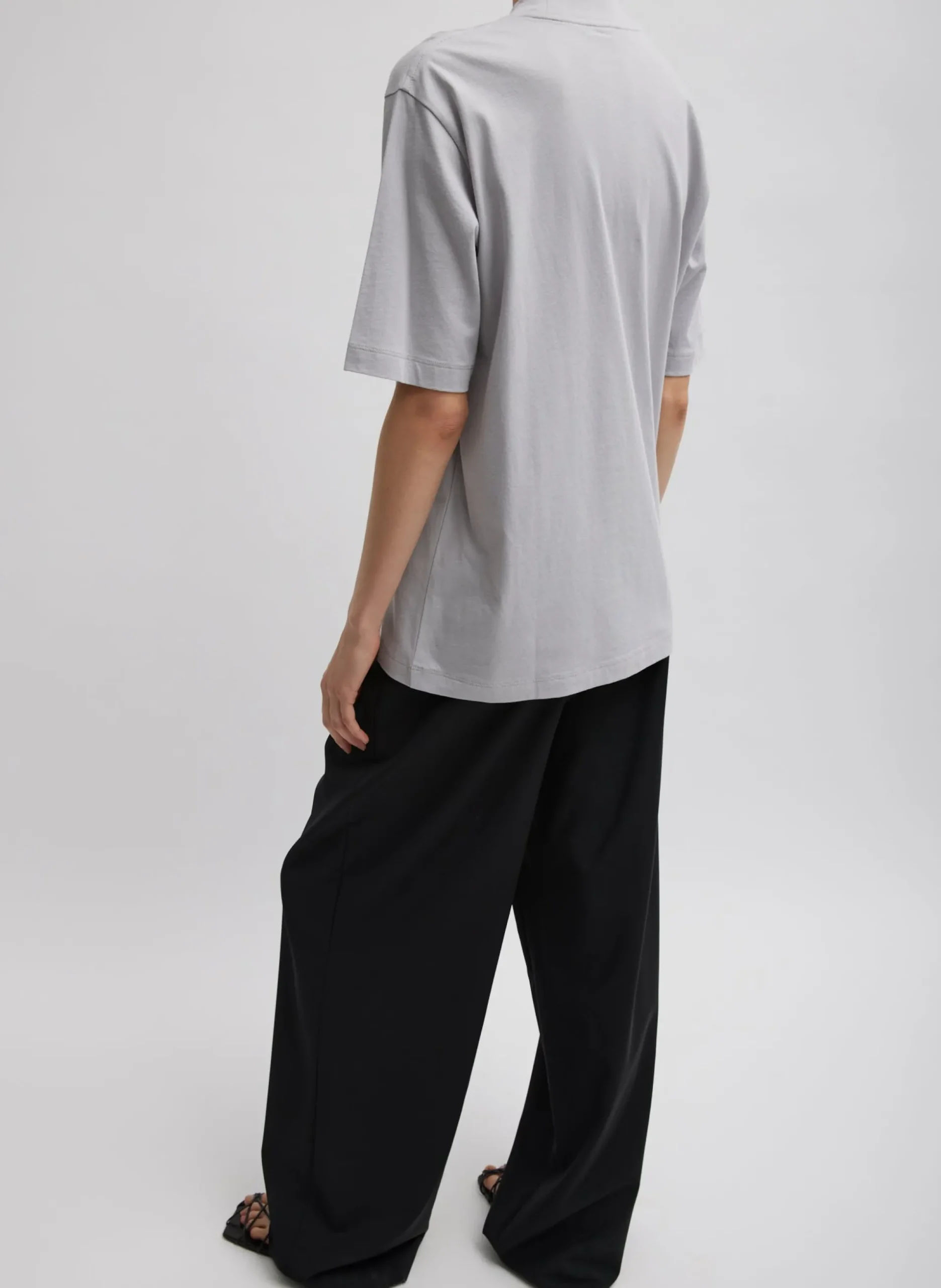 Mock Neck Unisex T-Shirt