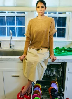 Nylon Pull On Full Skirt