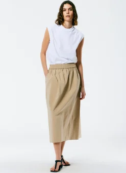 Nylon Pull On Full Skirt