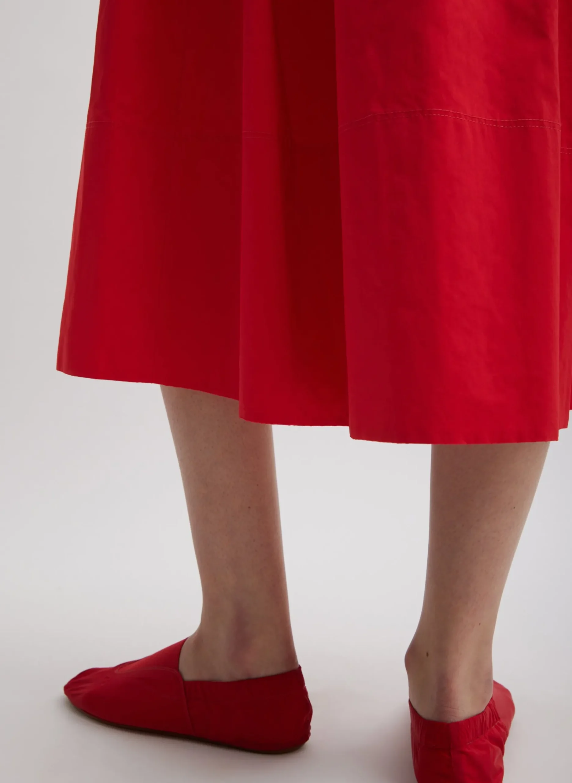 Nylon Pull On Full Skirt