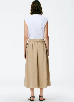 Nylon Pull On Full Skirt