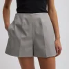 Oliver Cotton Stretch Tricotine Structured Shorts