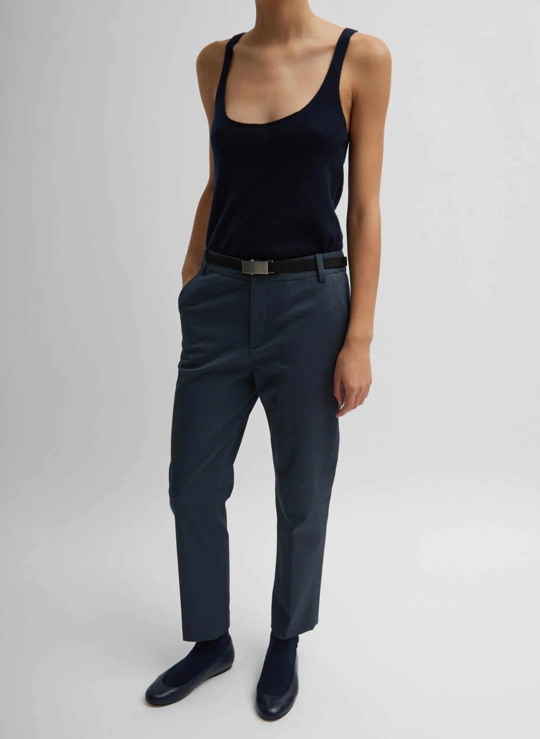 Oliver Cotton Stretch Tricotine Lennon Ankle Pant