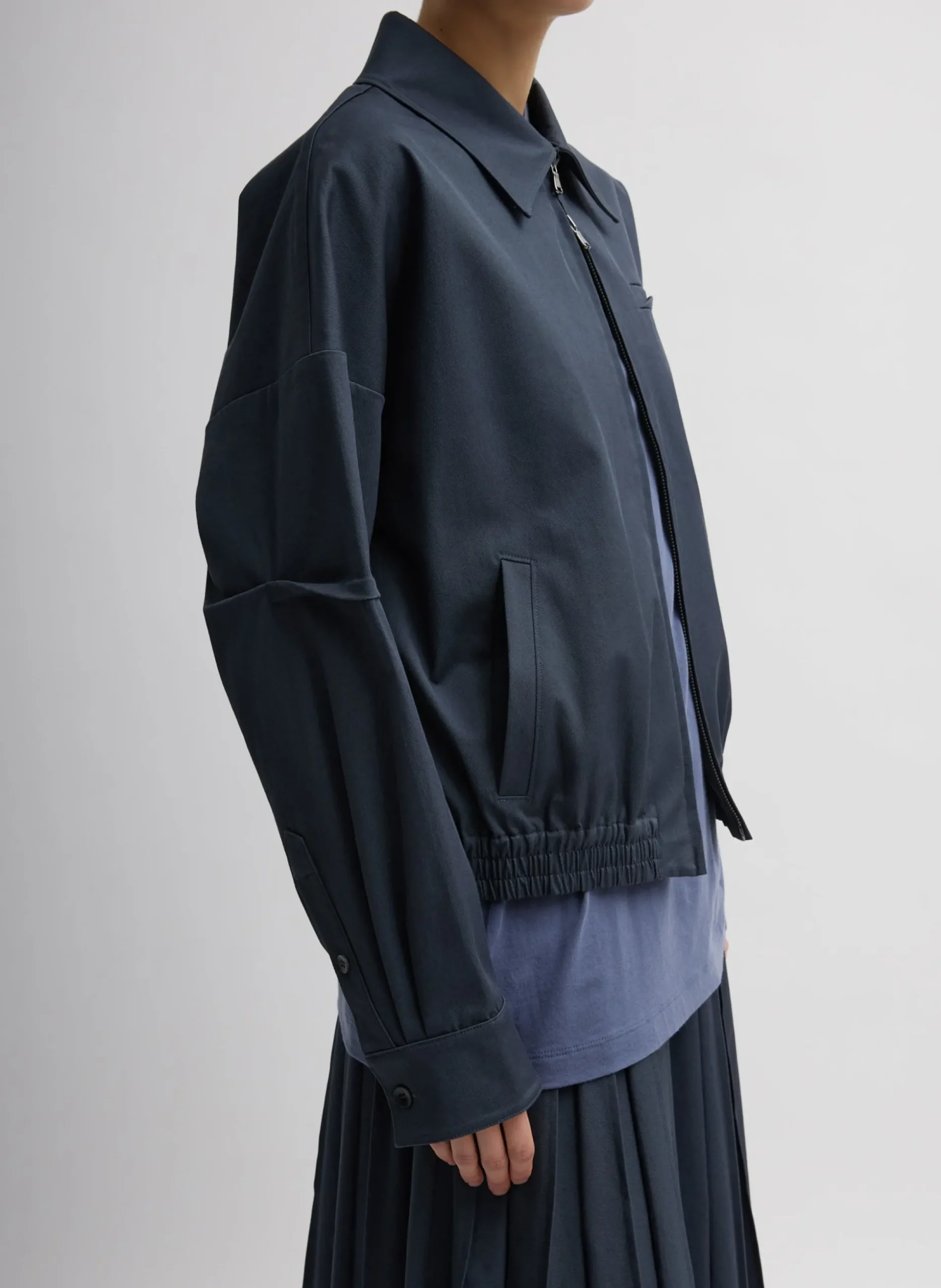 Oliver Cotton Stretch Tricotine Bomber