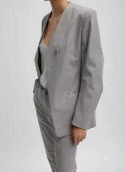 Oliver Cotton Stretch Tricotine Sculpted Blazer