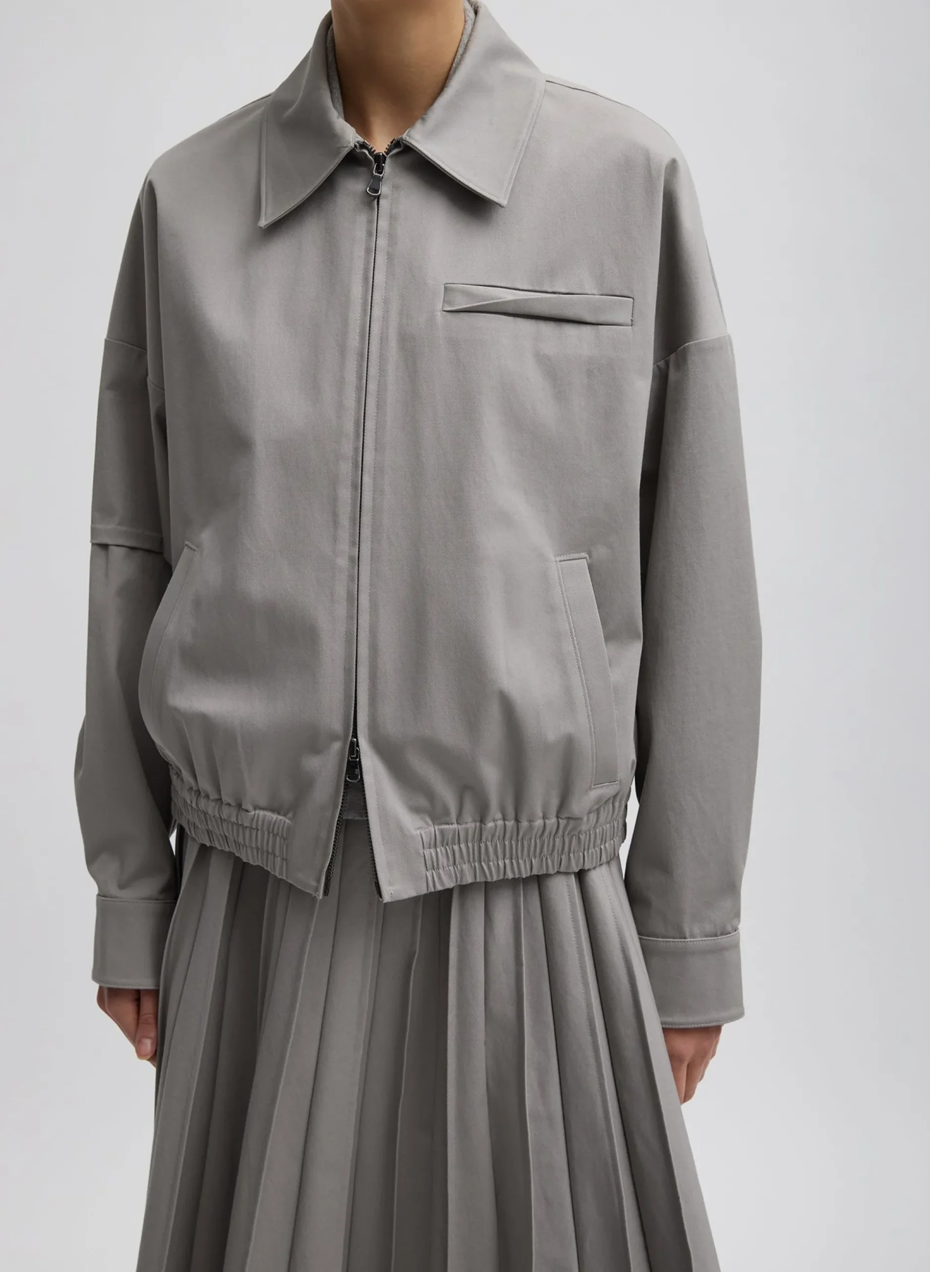 Oliver Cotton Stretch Tricotine Bomber