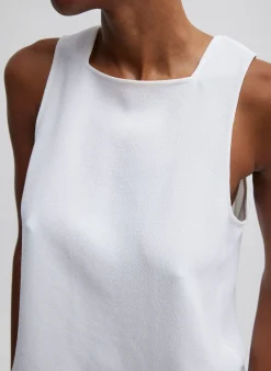 Pebble Sable Square Neck Cross Back Tank