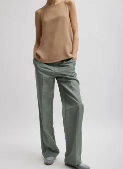 Pebble Sable Square Neck Cross Back Tank