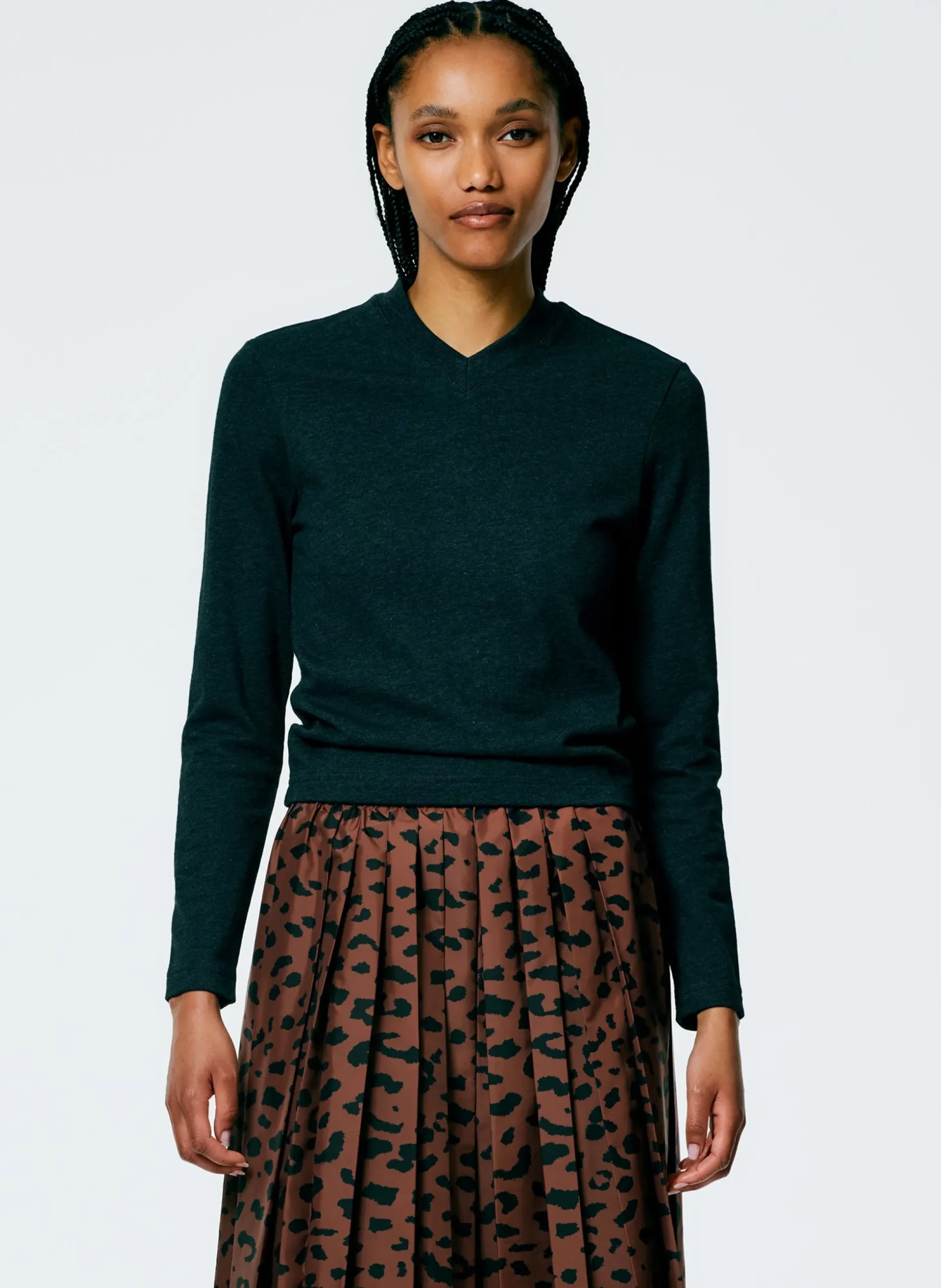 Perfect Shrunken V-Neck T-Shirt