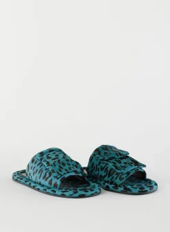 Pony Hair Calf Print Beryen Sandal