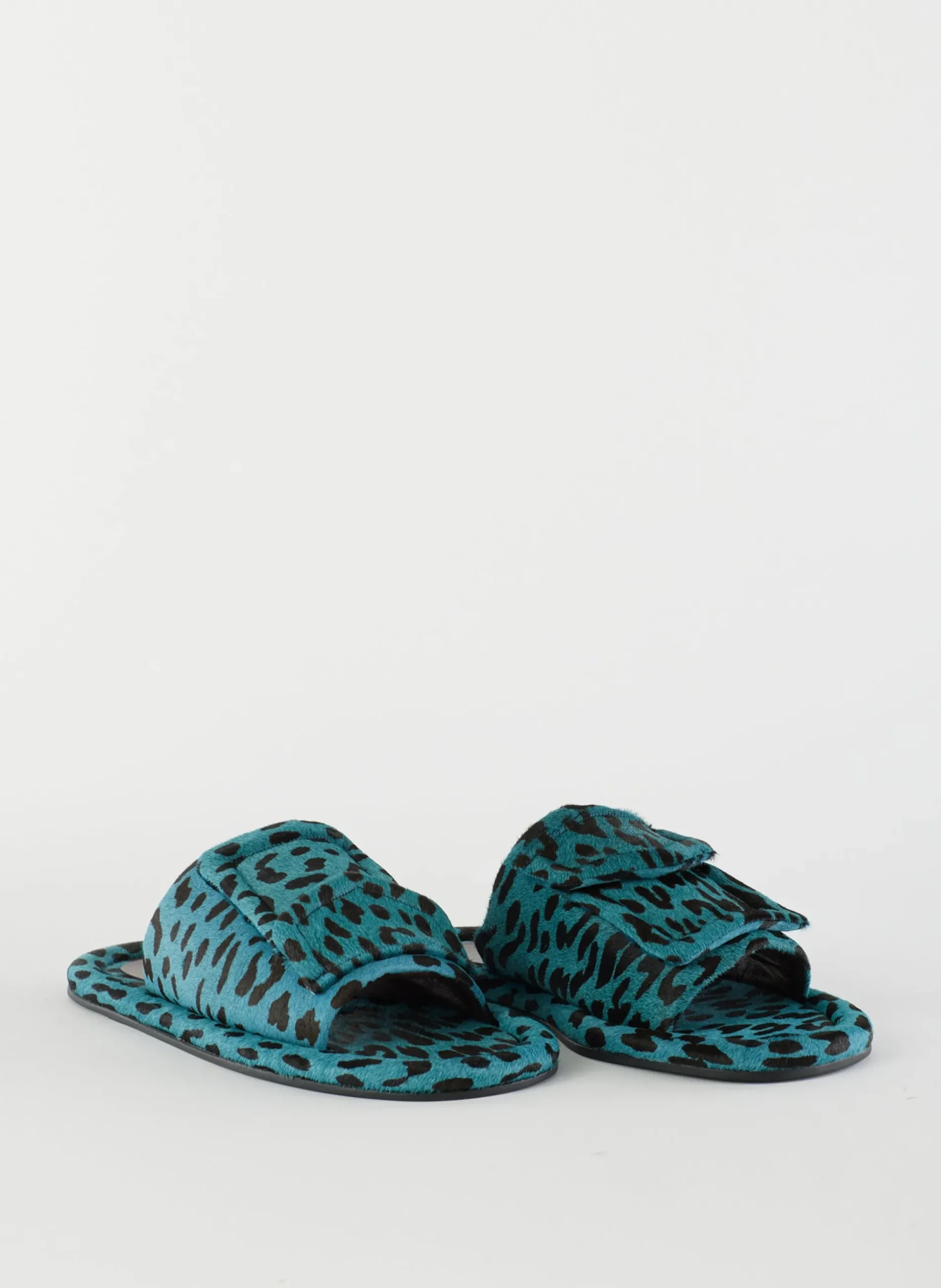 Pony Hair Calf Print Beryen Sandal