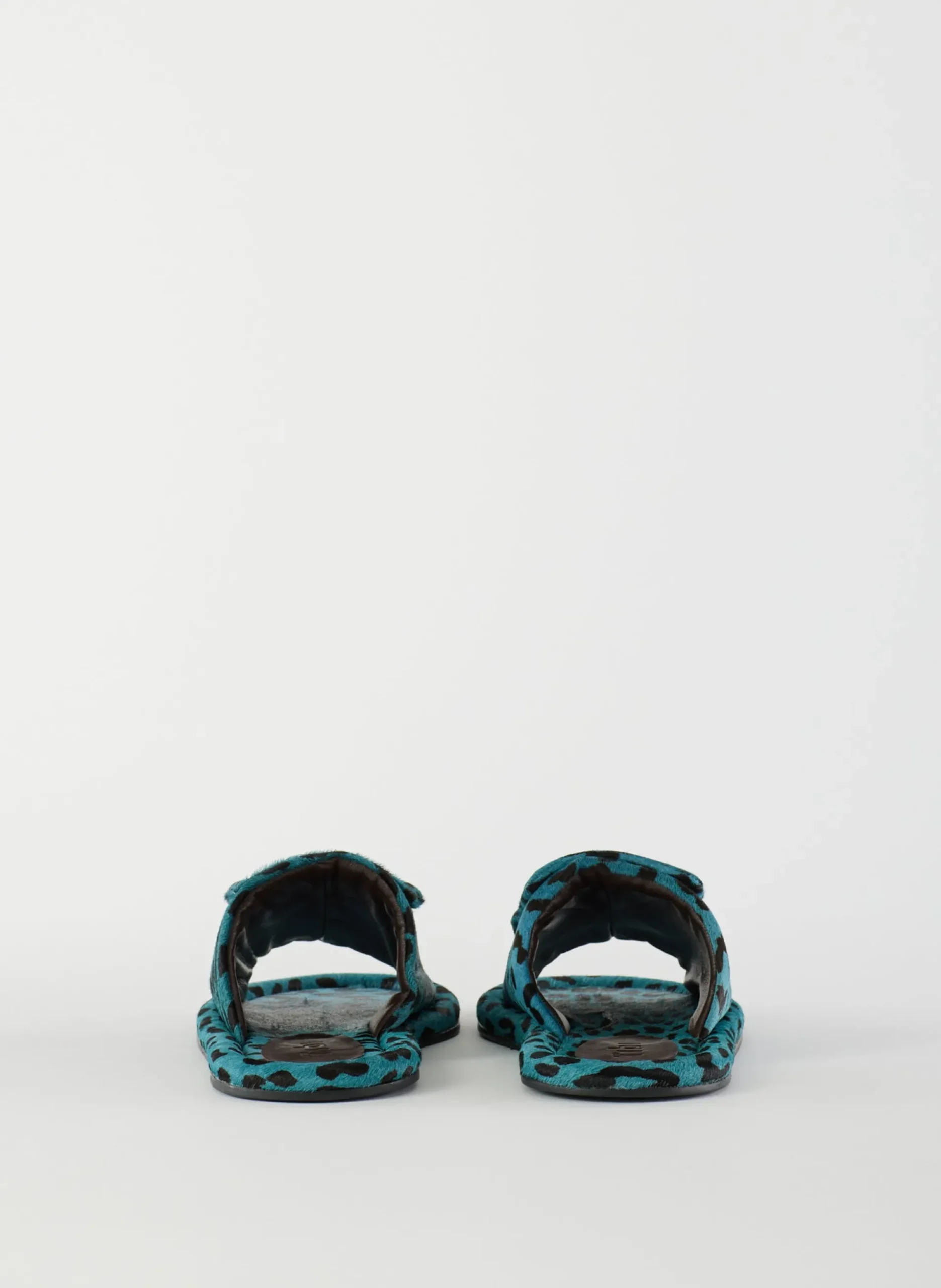 Pony Hair Calf Print Beryen Sandal