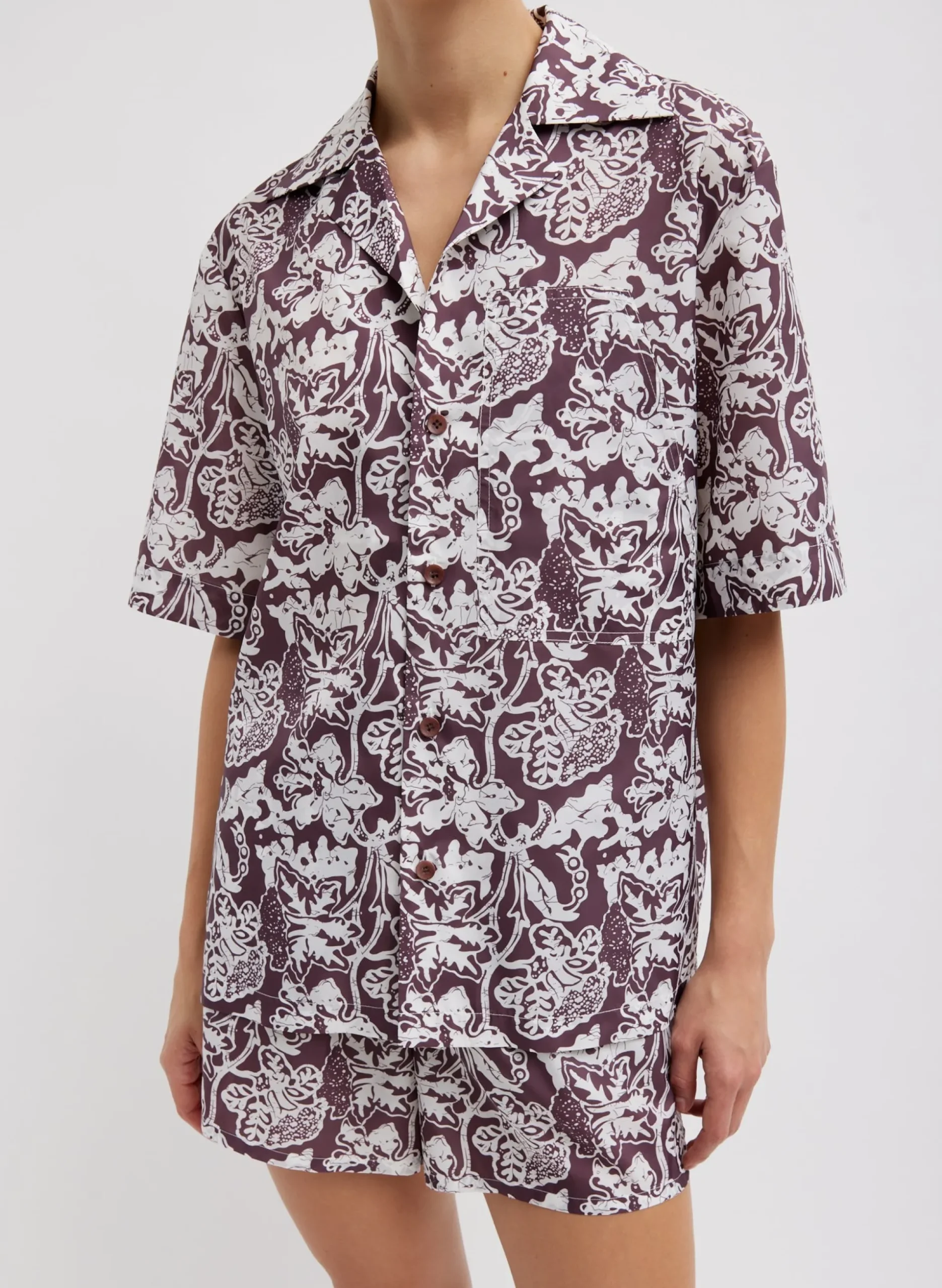 Recycled Nylon Batik Camp Shirt