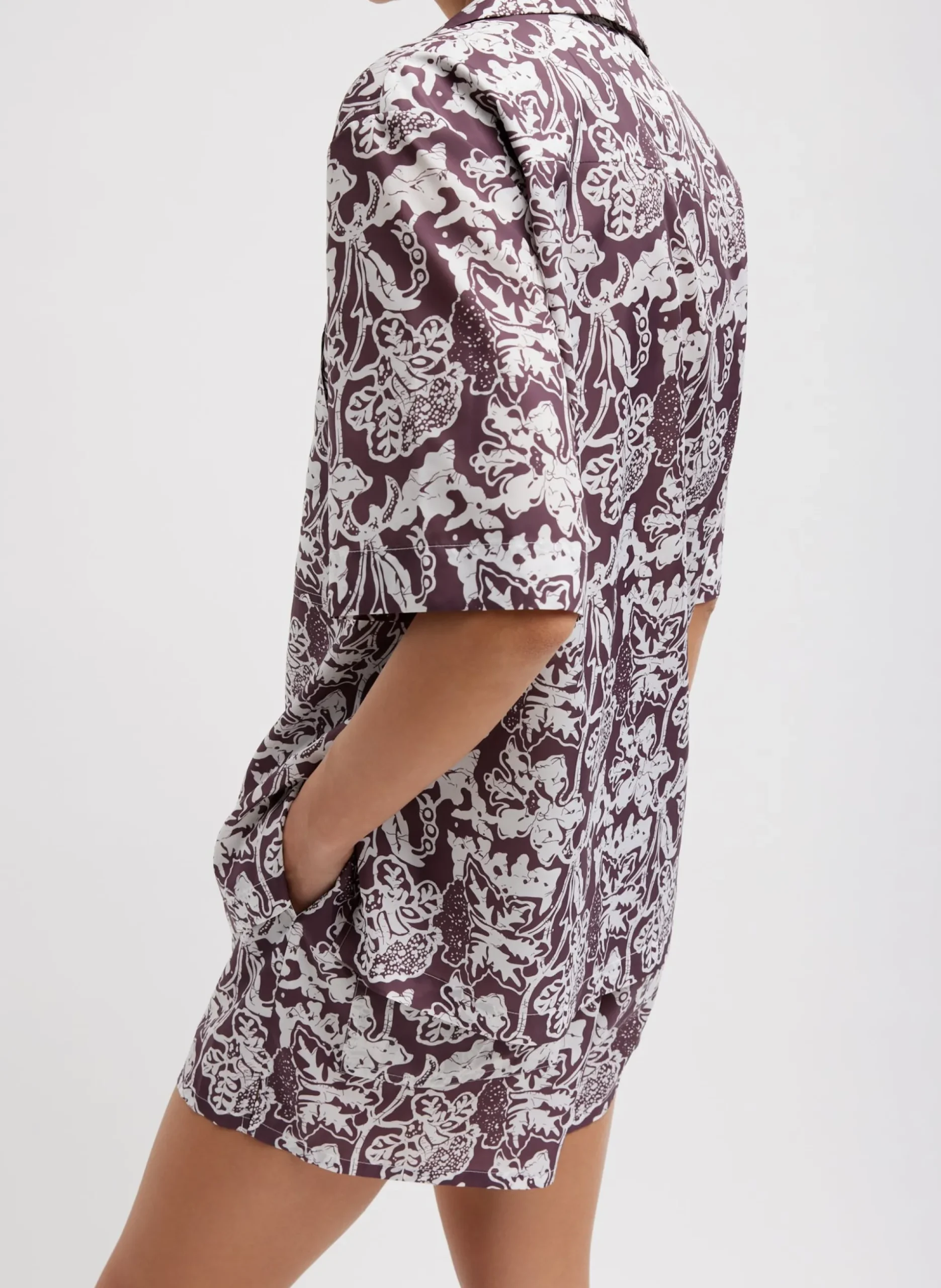 Recycled Nylon Batik Camp Shirt