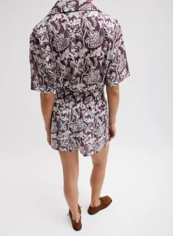 Recycled Nylon Batik Camp Shirt