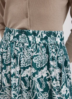 Recycled Nylon Batik Full Skirt