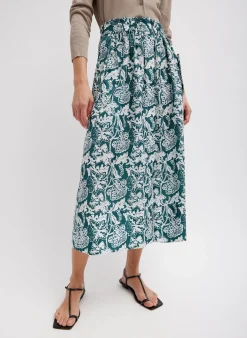 Recycled Nylon Batik Full Skirt