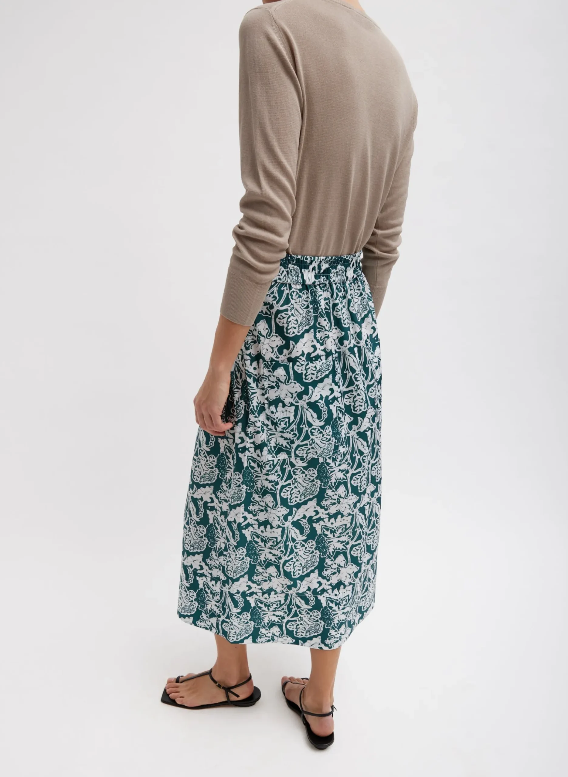 Recycled Nylon Batik Full Skirt