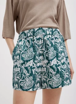 Recycled Nylon Batik Pull On Shorts