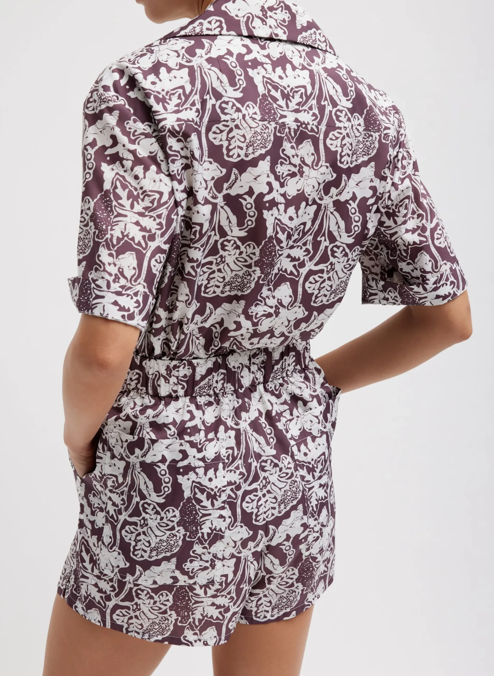 Recycled Nylon Batik Pull On Shorts