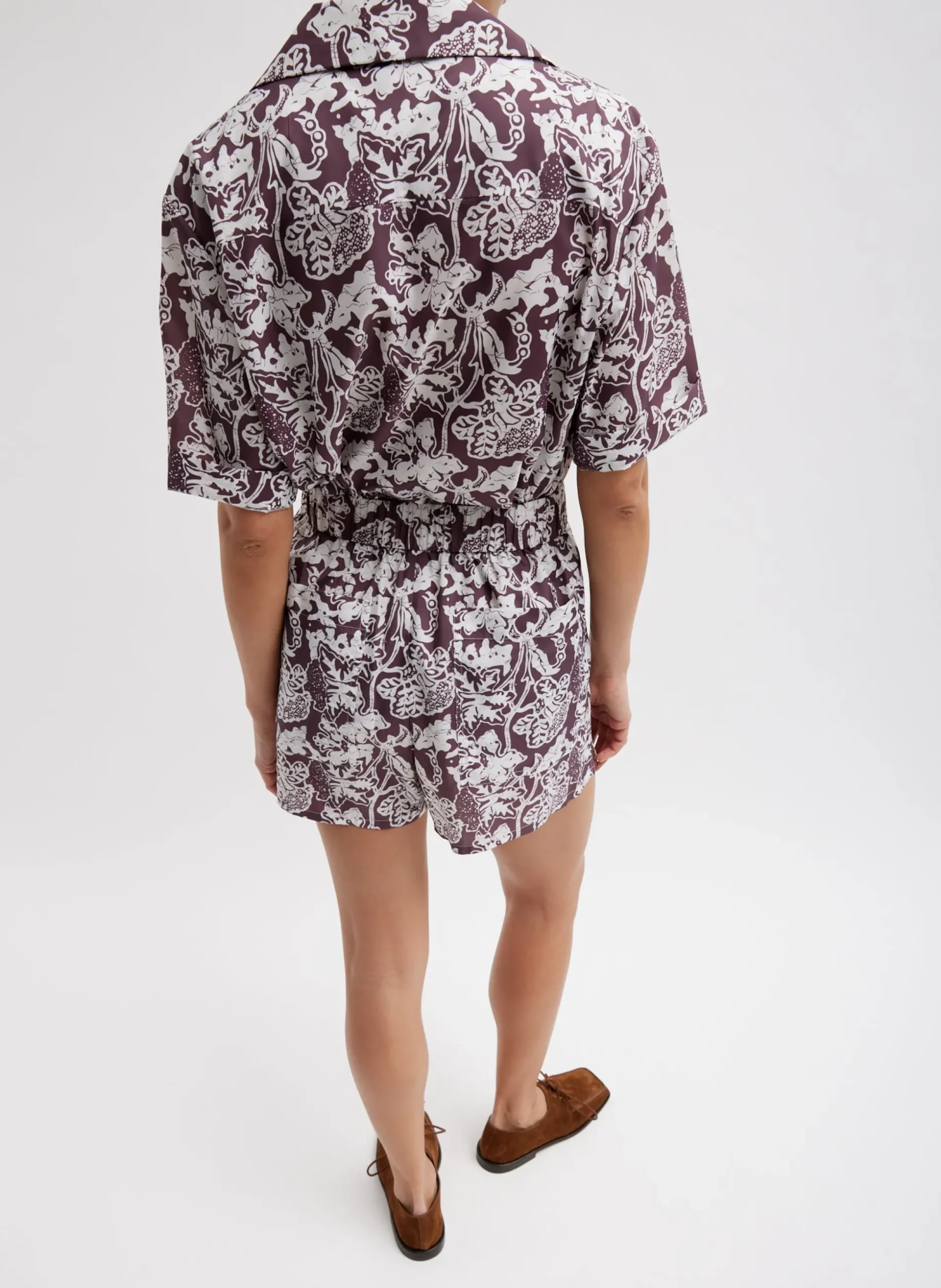 Recycled Nylon Batik Pull On Shorts