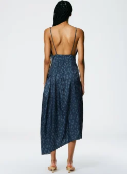 Recycled Sporty Nylon Cheetah Cami Dress