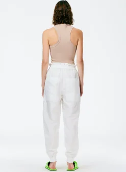 Ribbed T-Shirt Cropped Tank