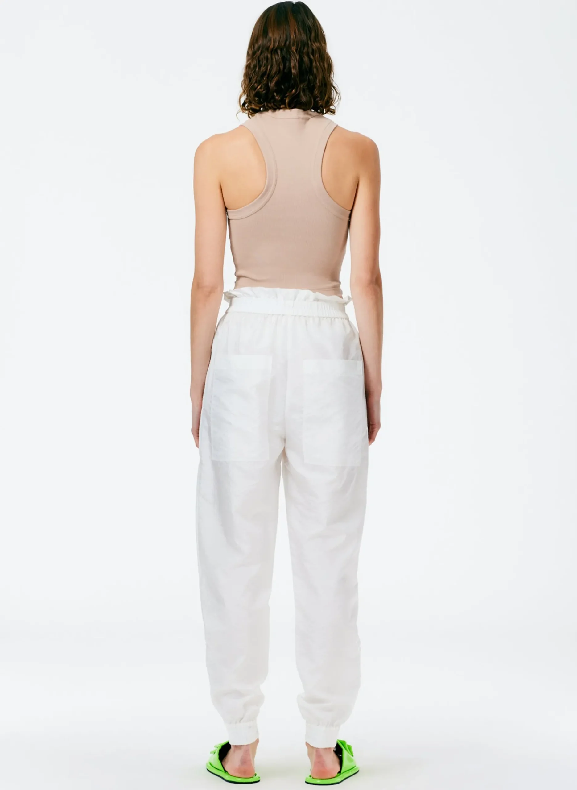 Ribbed T-Shirt Cropped Tank