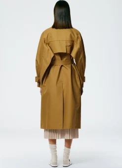 Sculpted Cotton Trench