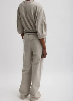 Sculpted Short Sleeve Sweatshirt