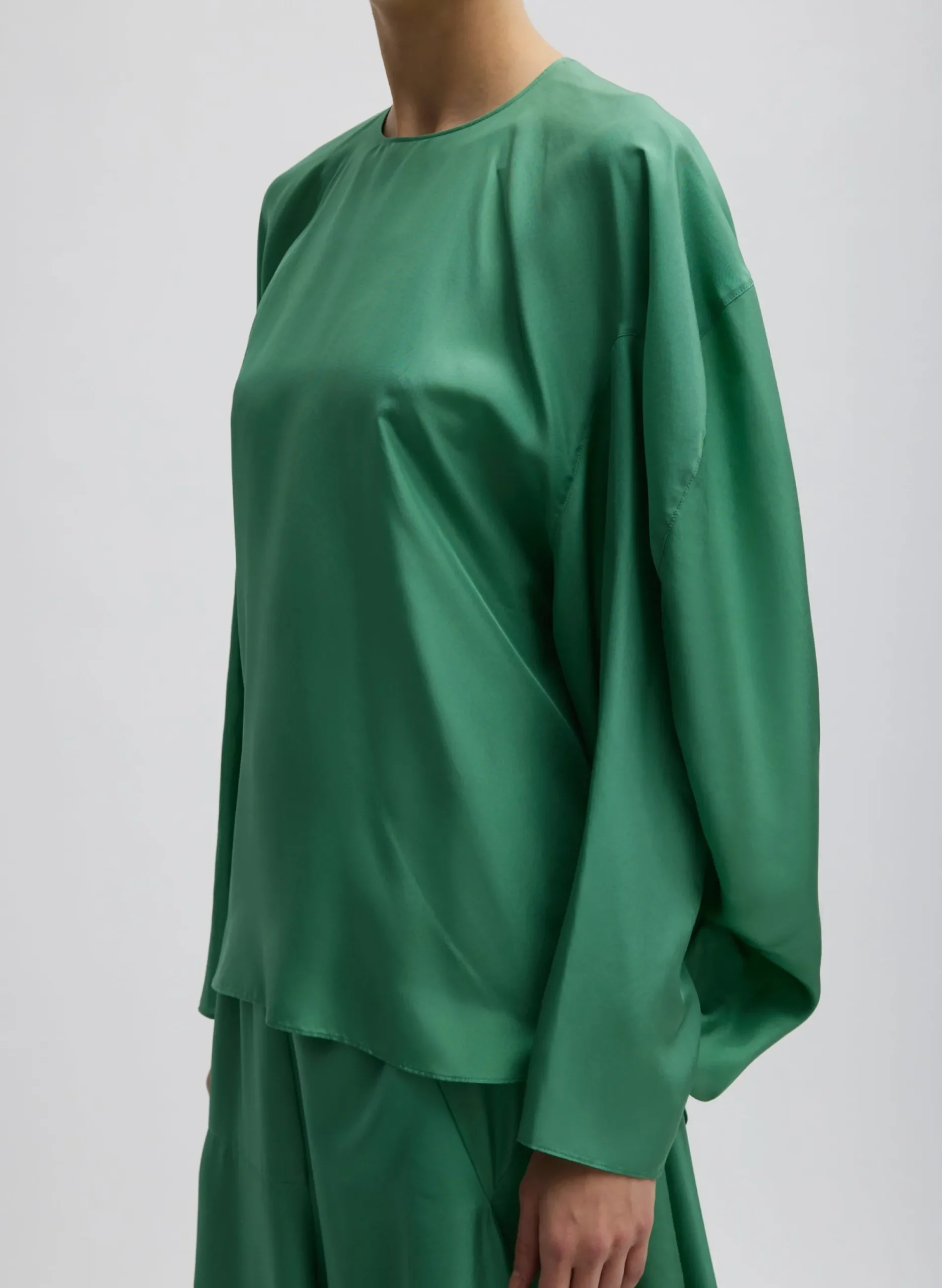 Silk Habutai Circular Top