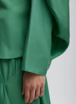 Silk Habutai Circular Top