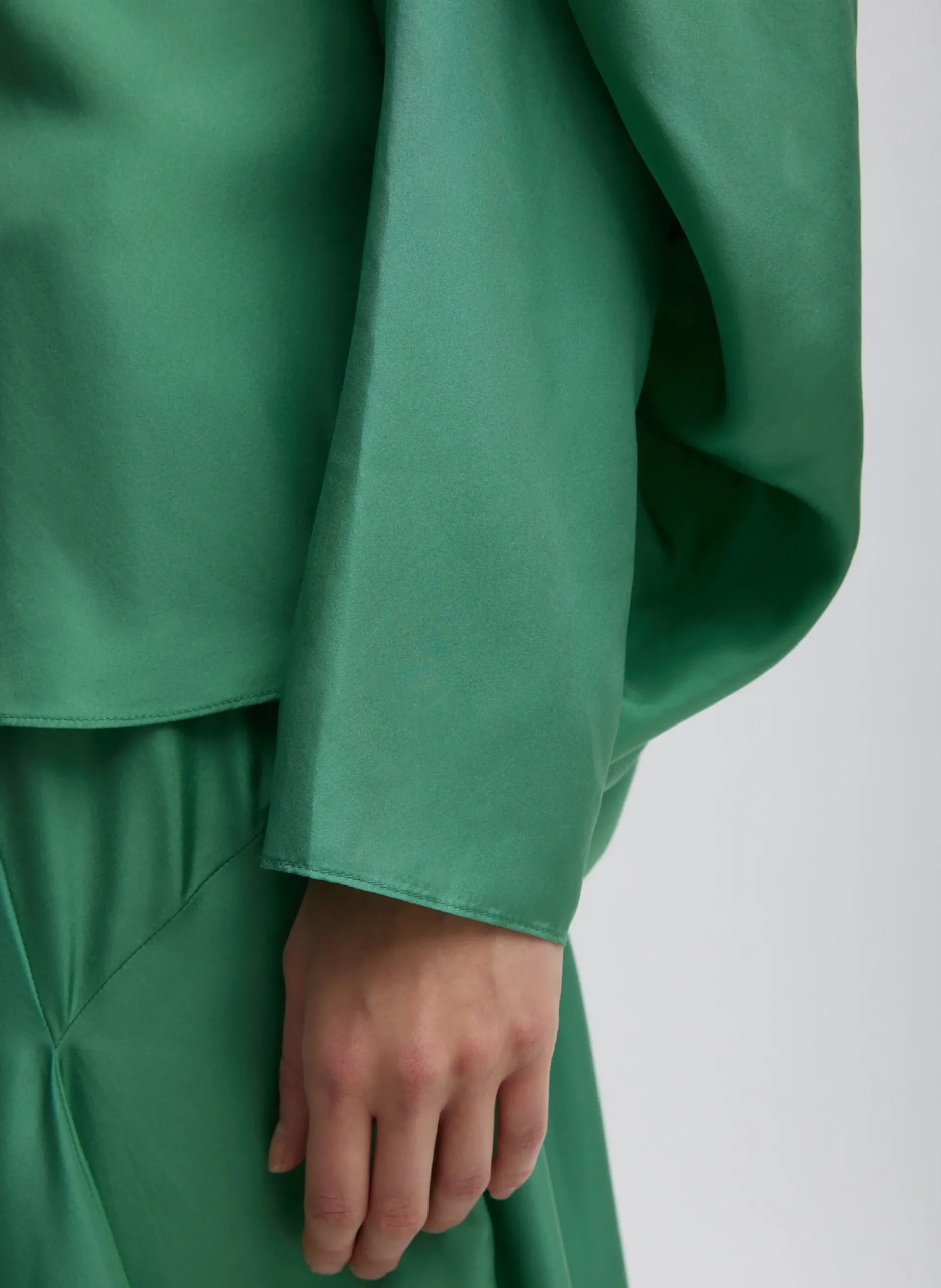 Silk Habutai Circular Top