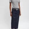 Silk Nylon Maxi Skirt