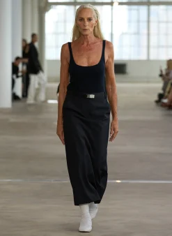 Silk Nylon Maxi Skirt