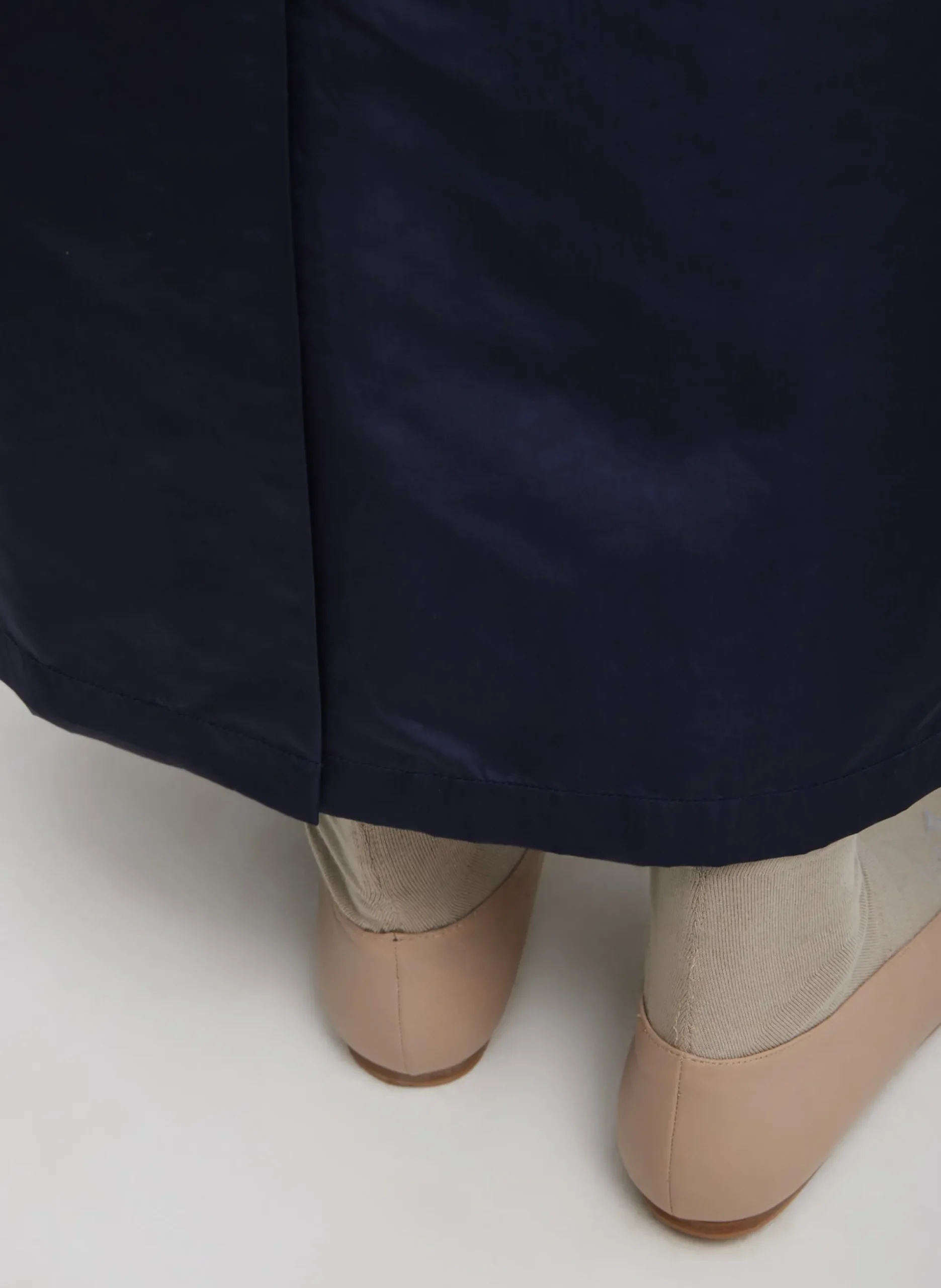 Silk Nylon Maxi Skirt