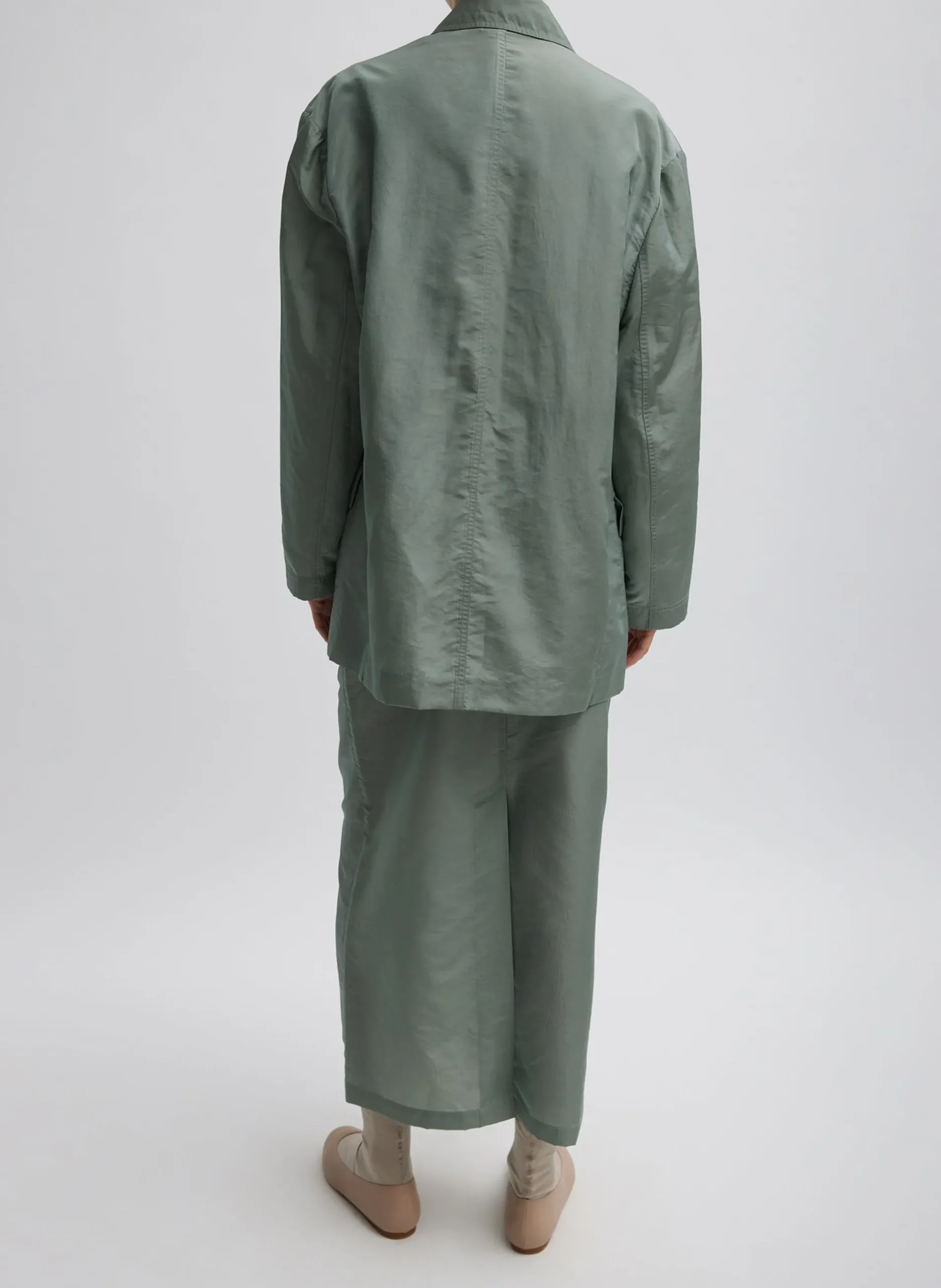 Silk Nylon Maxi Skirt