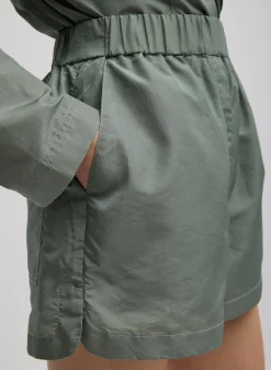 Silk Nylon Pull On Shorts