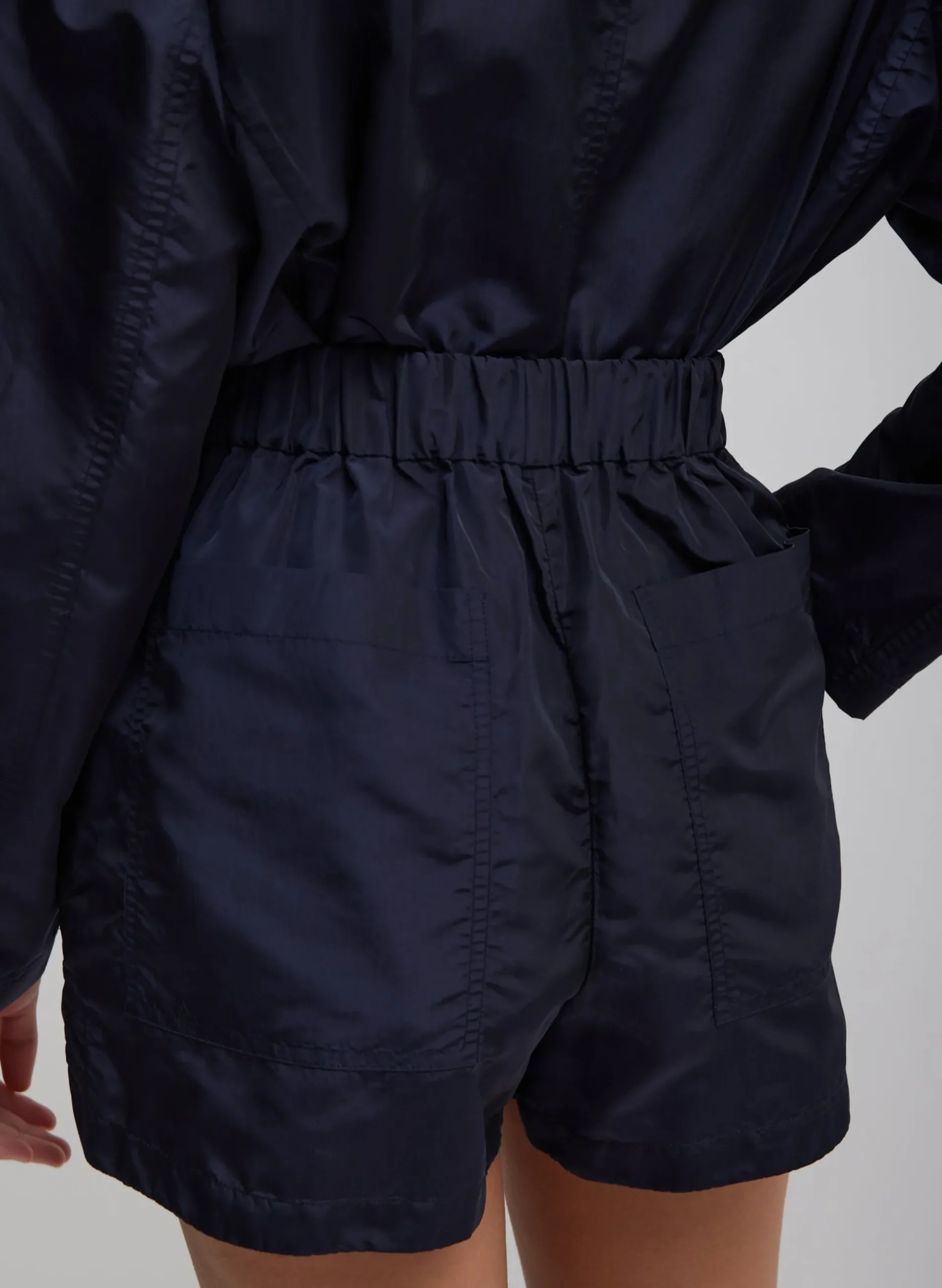 Silk Nylon Pull On Shorts