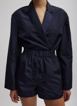 Silk Nylon Pull On Shorts