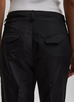 Silk Nylon Straight Leg Trouser