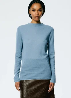 Skinlike Mercerized Wool Soft Sheer Pullover
