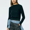 Skinlike Mercerized Wool Soft Sheer Pullover