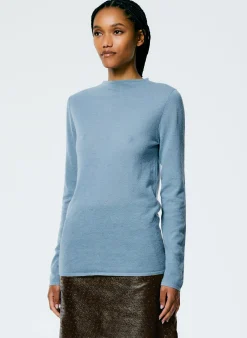 Skinlike Mercerized Wool Soft Sheer Pullover