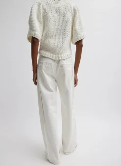 Spring Denim Tuck Jean